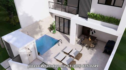 photos for CASA LINDA: PRE-SALE-TOWNHOUSES WITH A PERFECTLY DESIGNED LIVING AREA, PRIVATE POOL AND PARKING